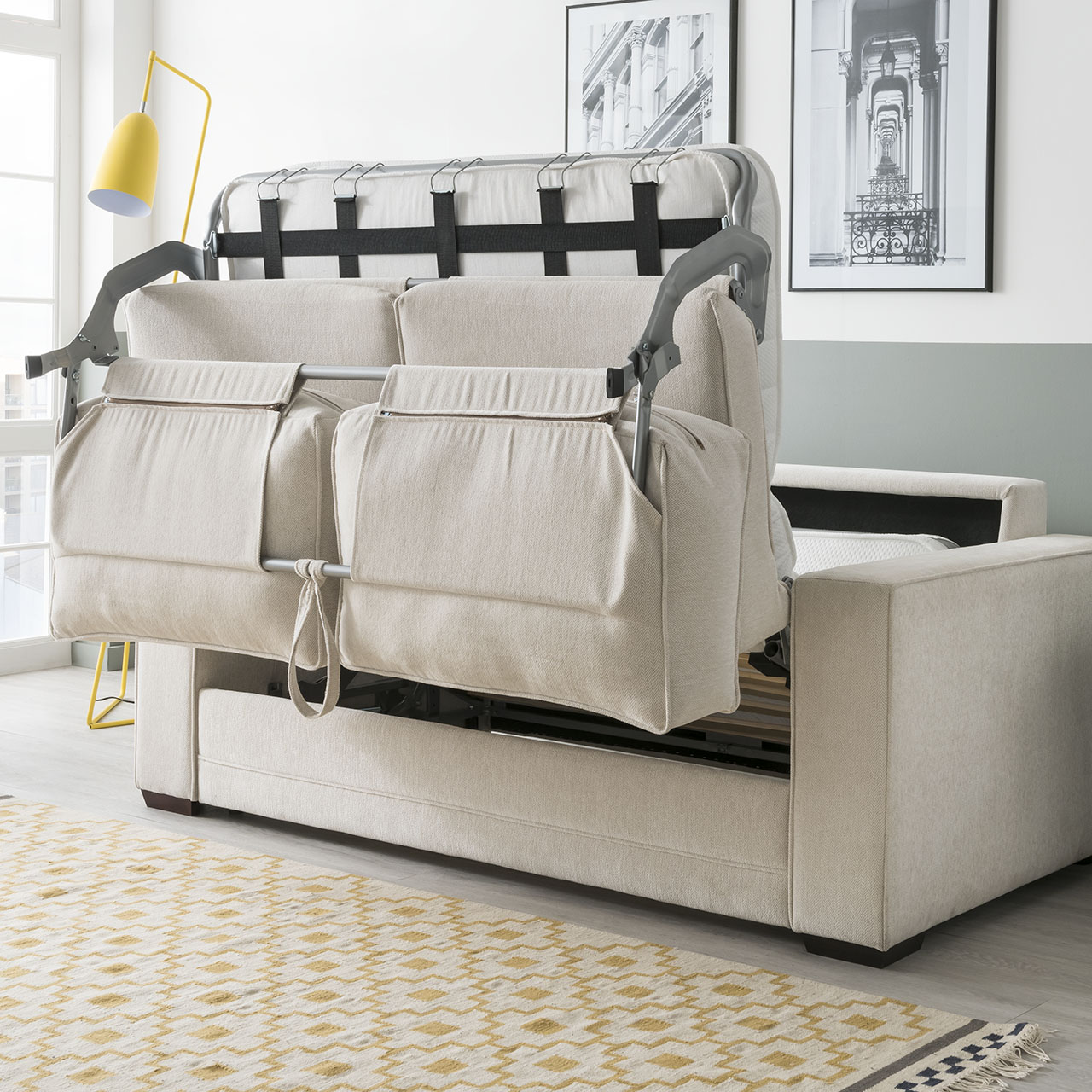 Six-second Sofa Bed, 2-seater