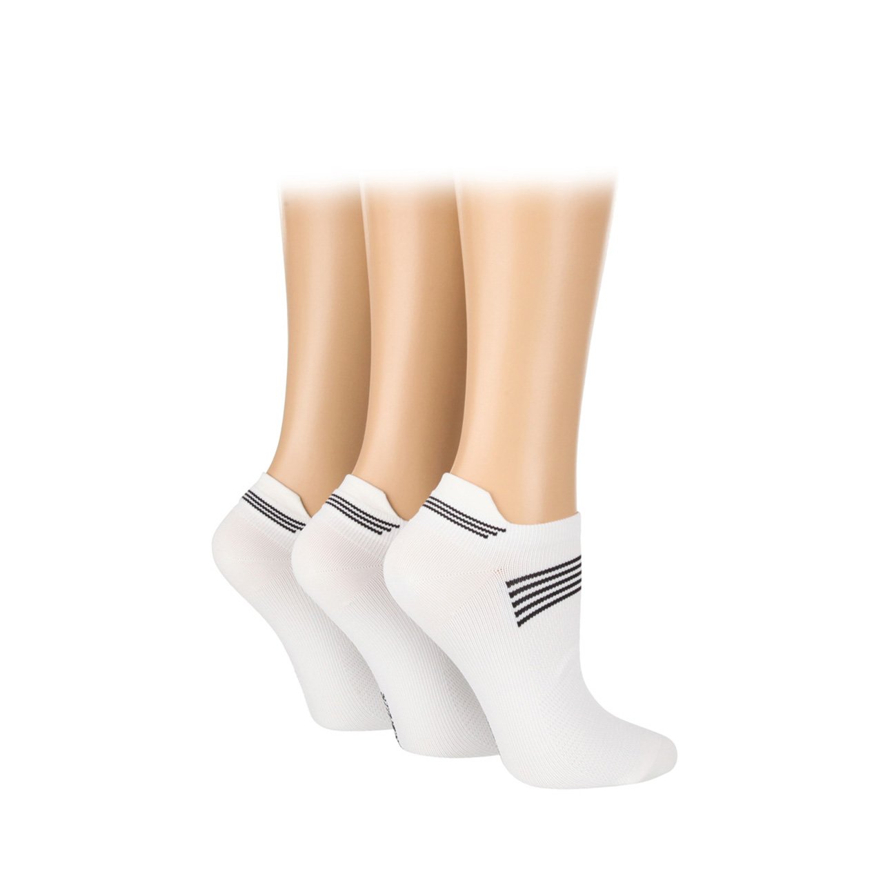 Ladies' Compression Trainer Socks - Pack of 3