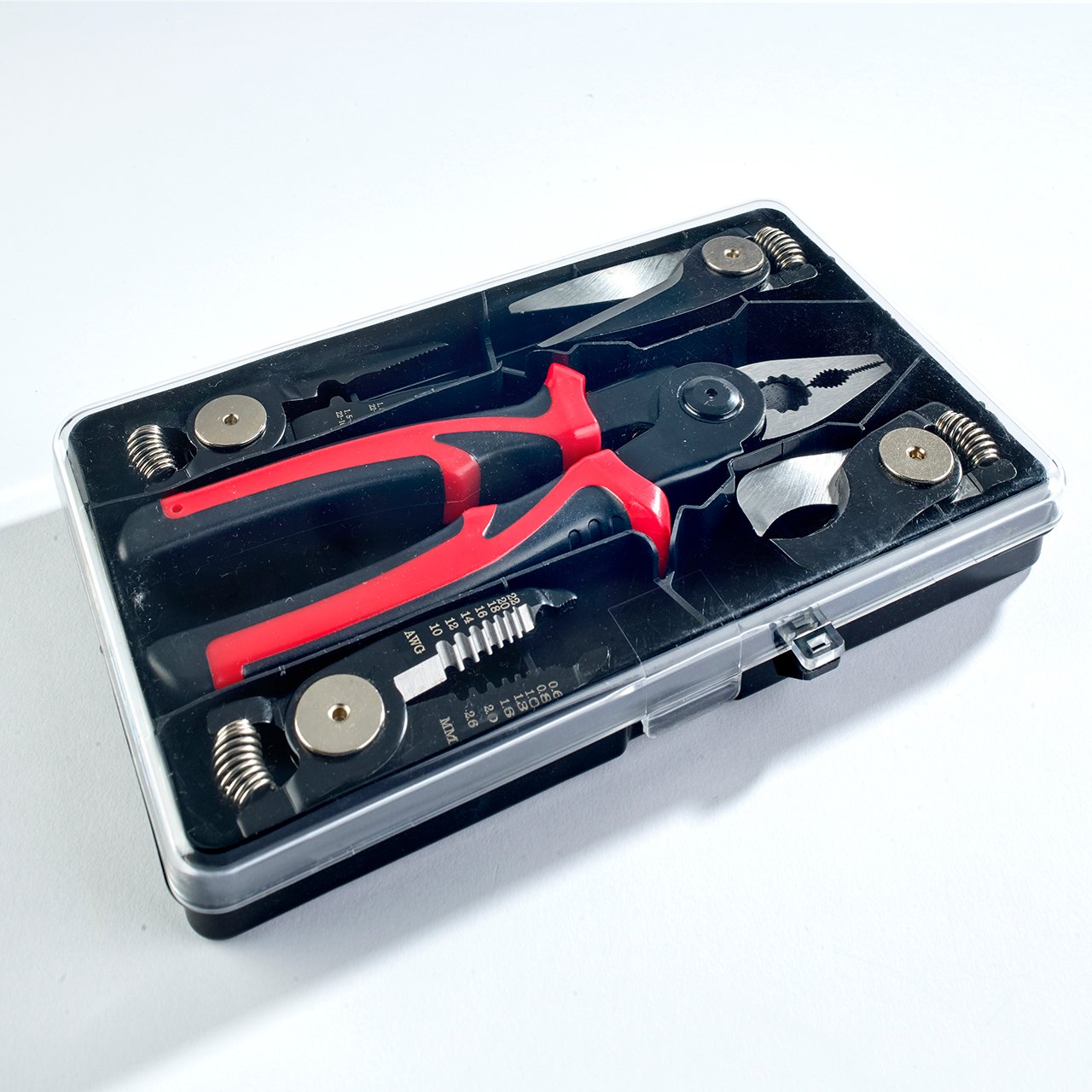 Versatile Pliers with 5 Interchangeable Heads