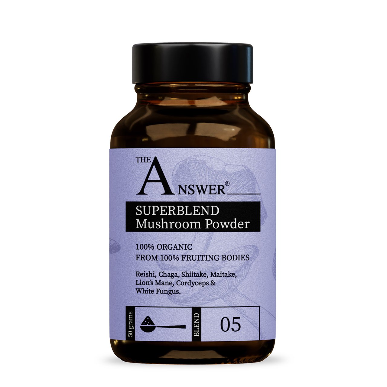 Super Blend Mushroom Powder, 50g