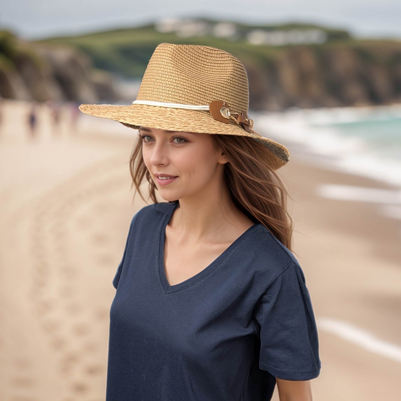 Packable Ladies' Panama Hat