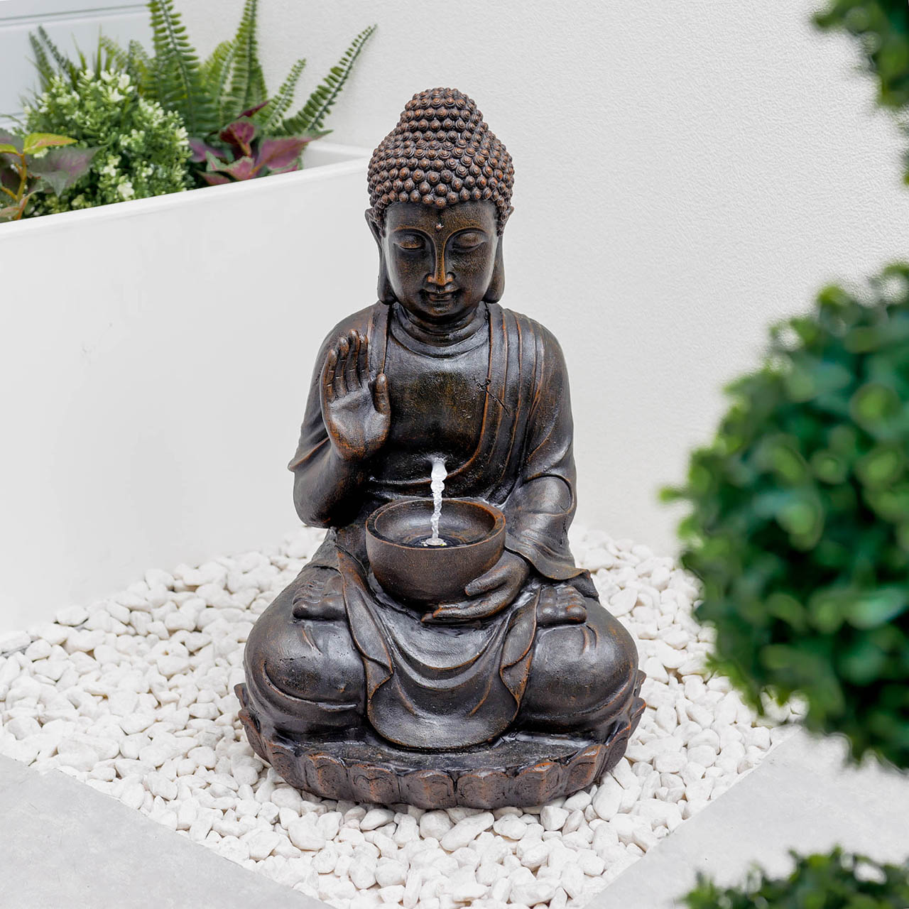 Meditating Buddha with Bowl