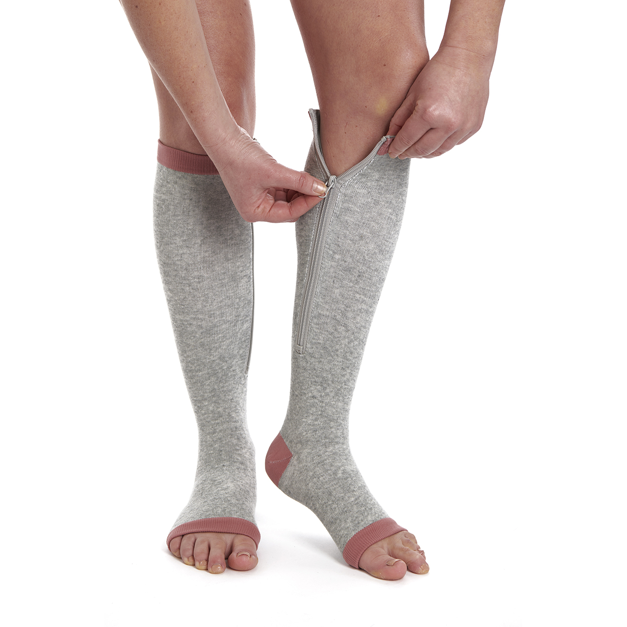Copper Compression Zip Socks