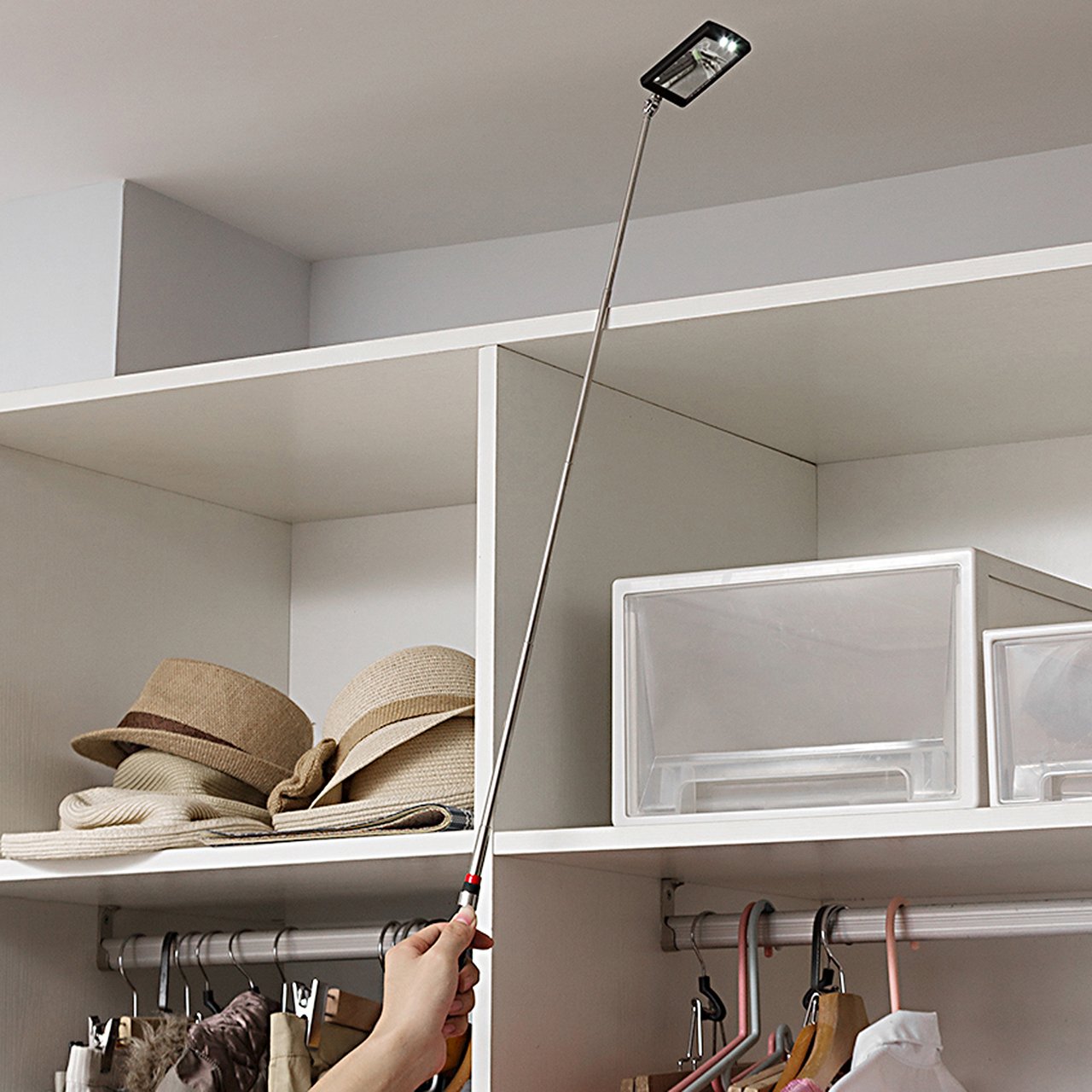Telescopic Inspection Mirror