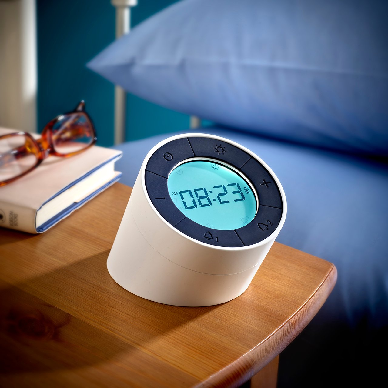 Flip Alarm Clock and Night Light
