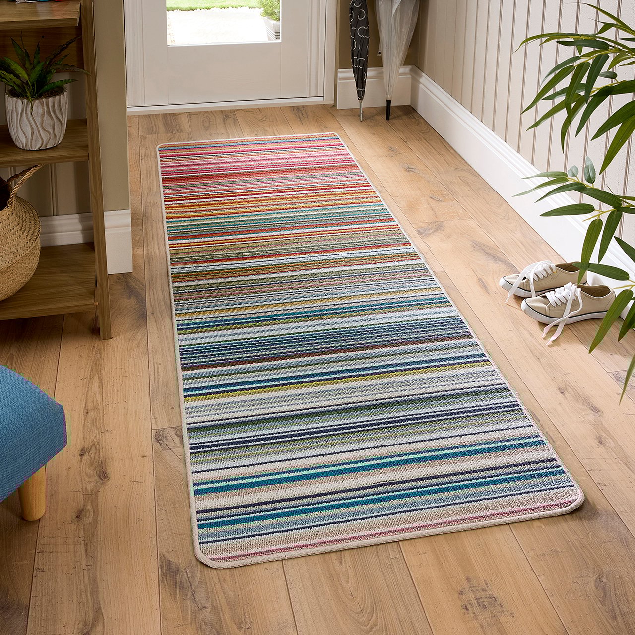 Candy Multi-Rainbow Stripe Runner