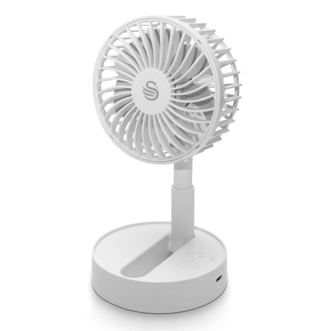 Rechargeable Foldable Fan Compact with 3 Speeds