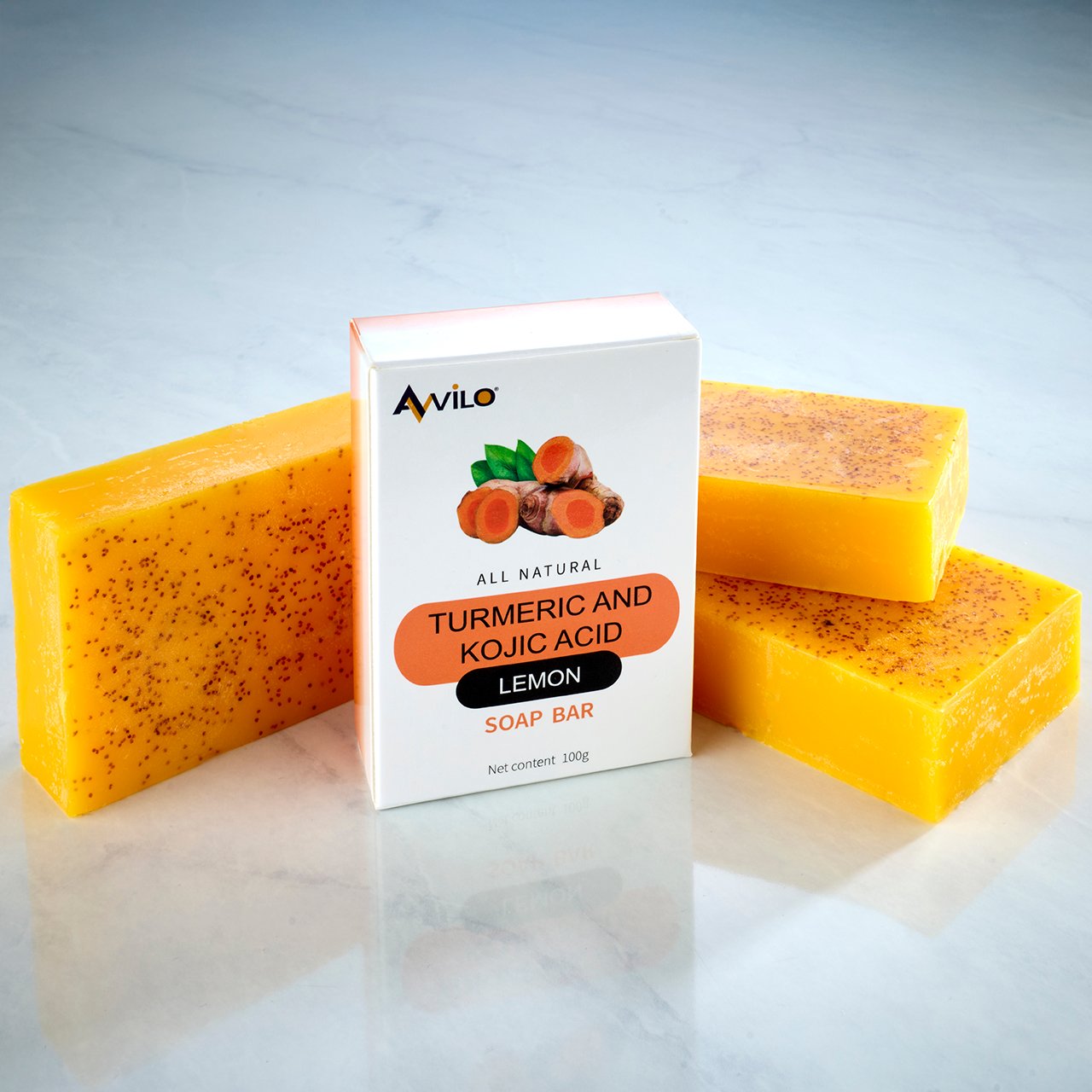 Natural Soap for Healthier Skin, Pack of 3