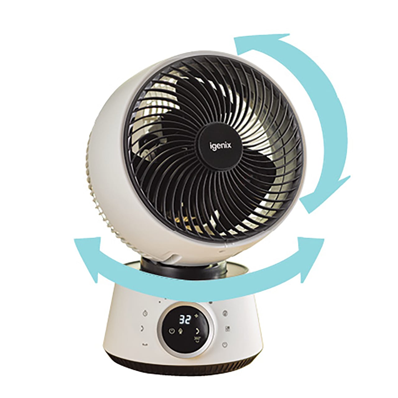 9" Digital Air Circulator Turbo Fan