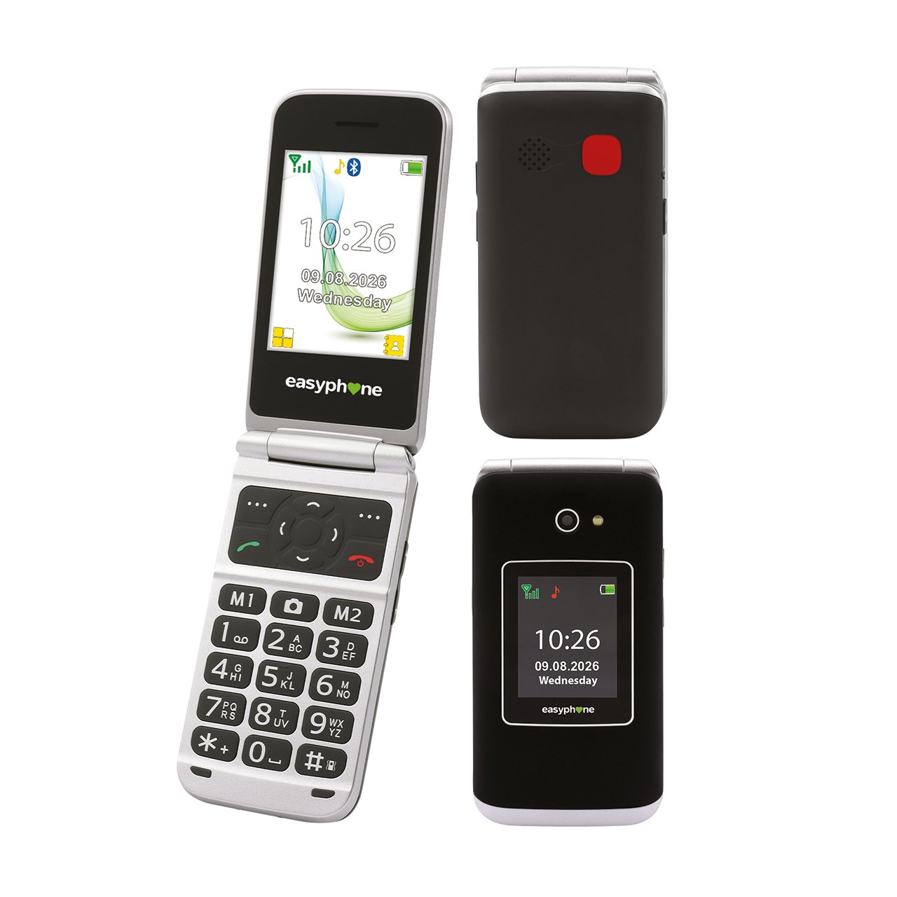 Big Button Clamshell Phone