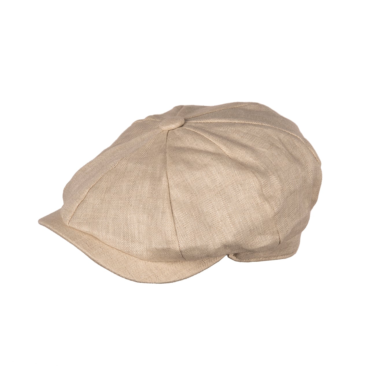 Linen Newsboy Cap
