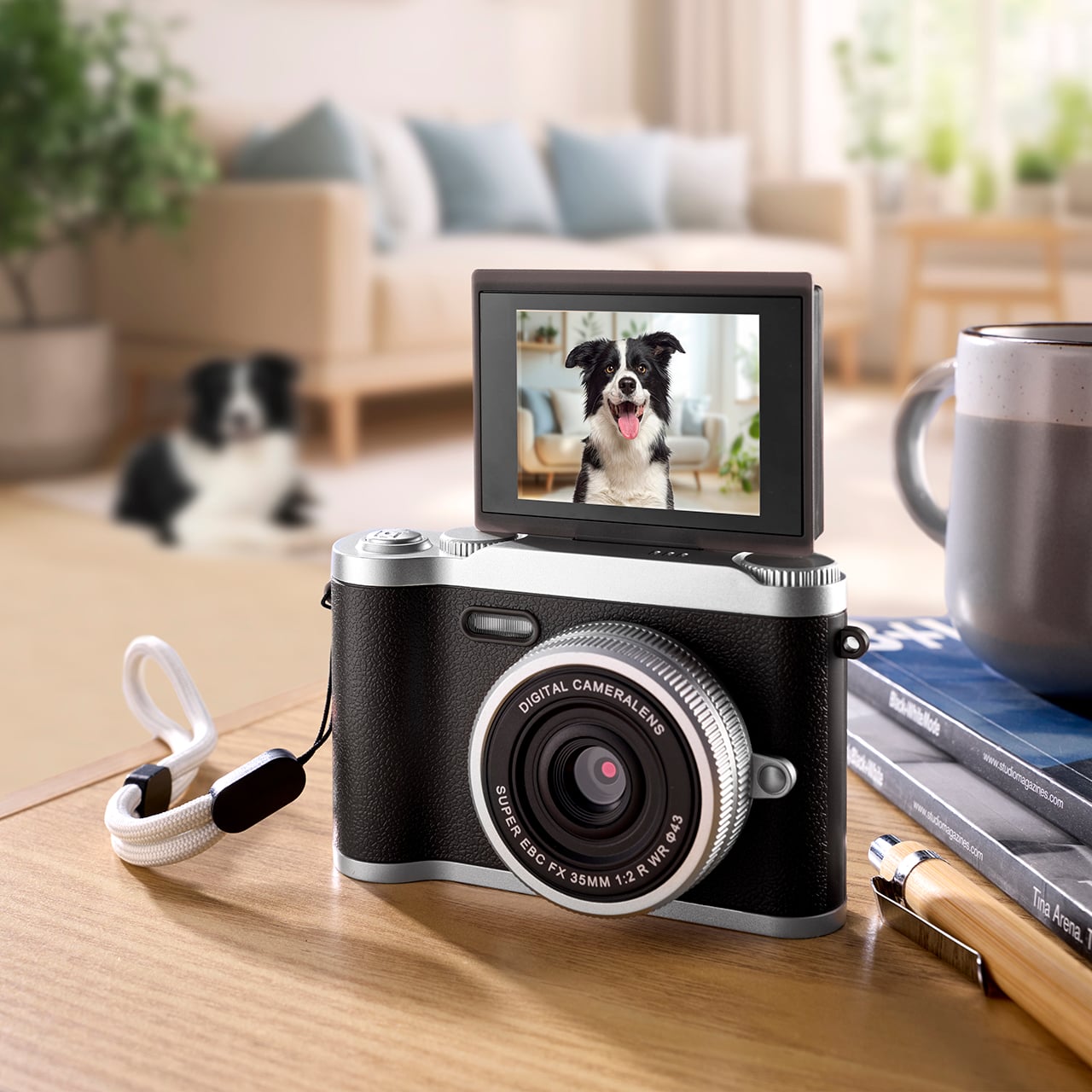 4K Ultra HD Camera with SD Card