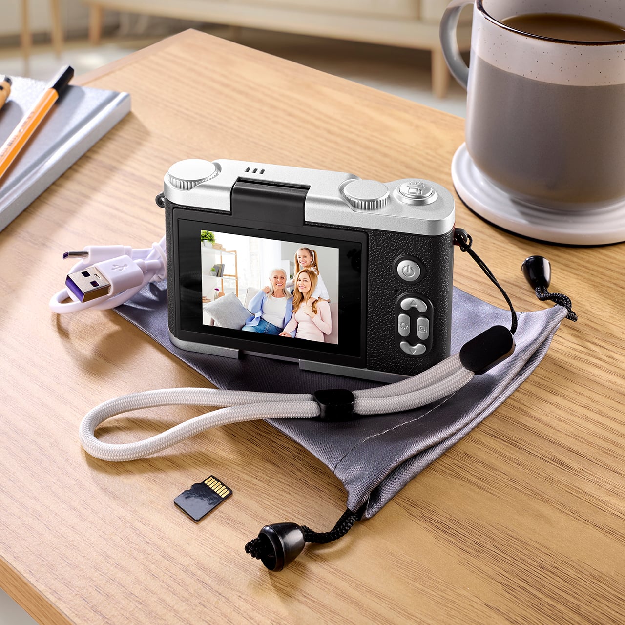 4K Ultra HD Camera with SD Card
