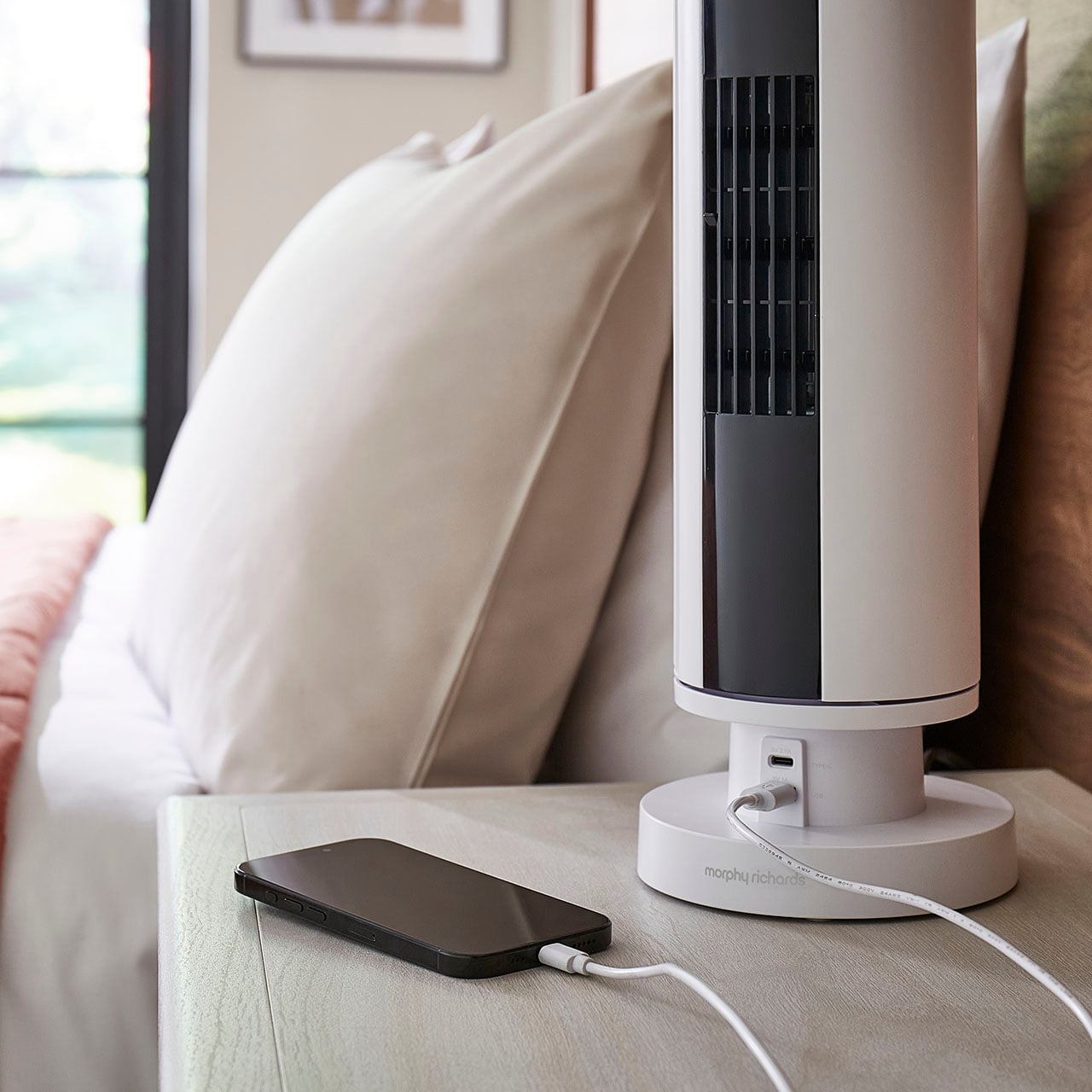 14” Mini Tower Fan and USB Charger