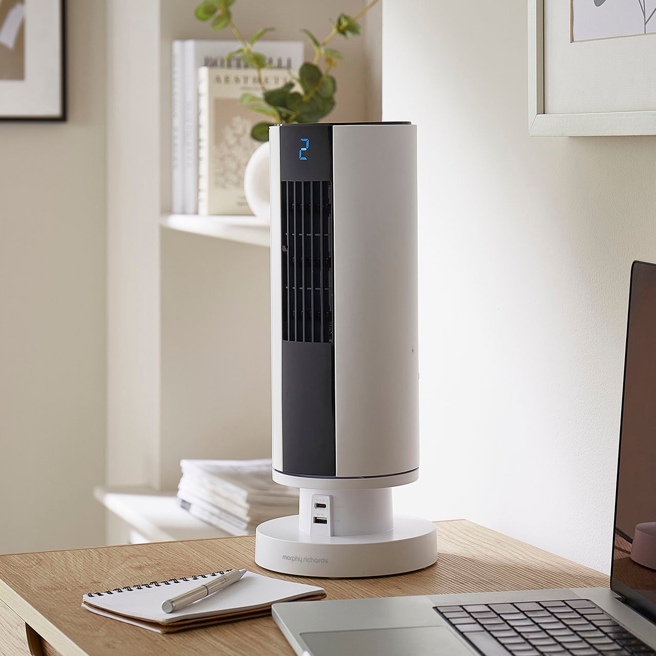 14” Mini Tower Fan and USB Charger
