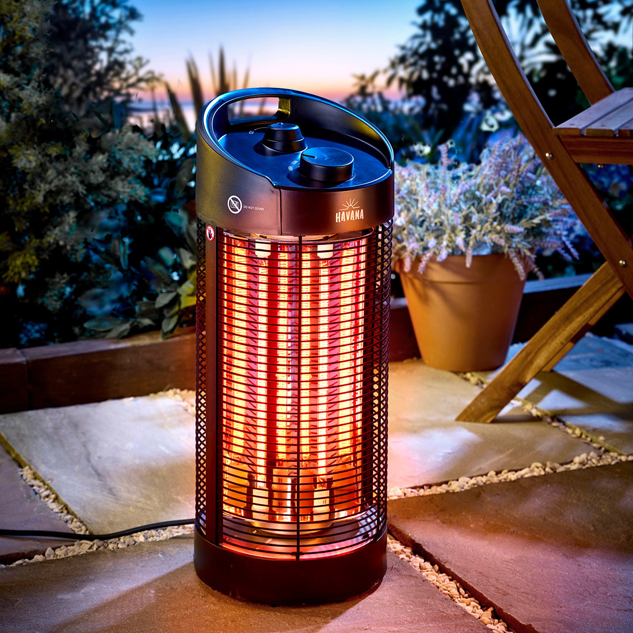 Rotating Garden Heater