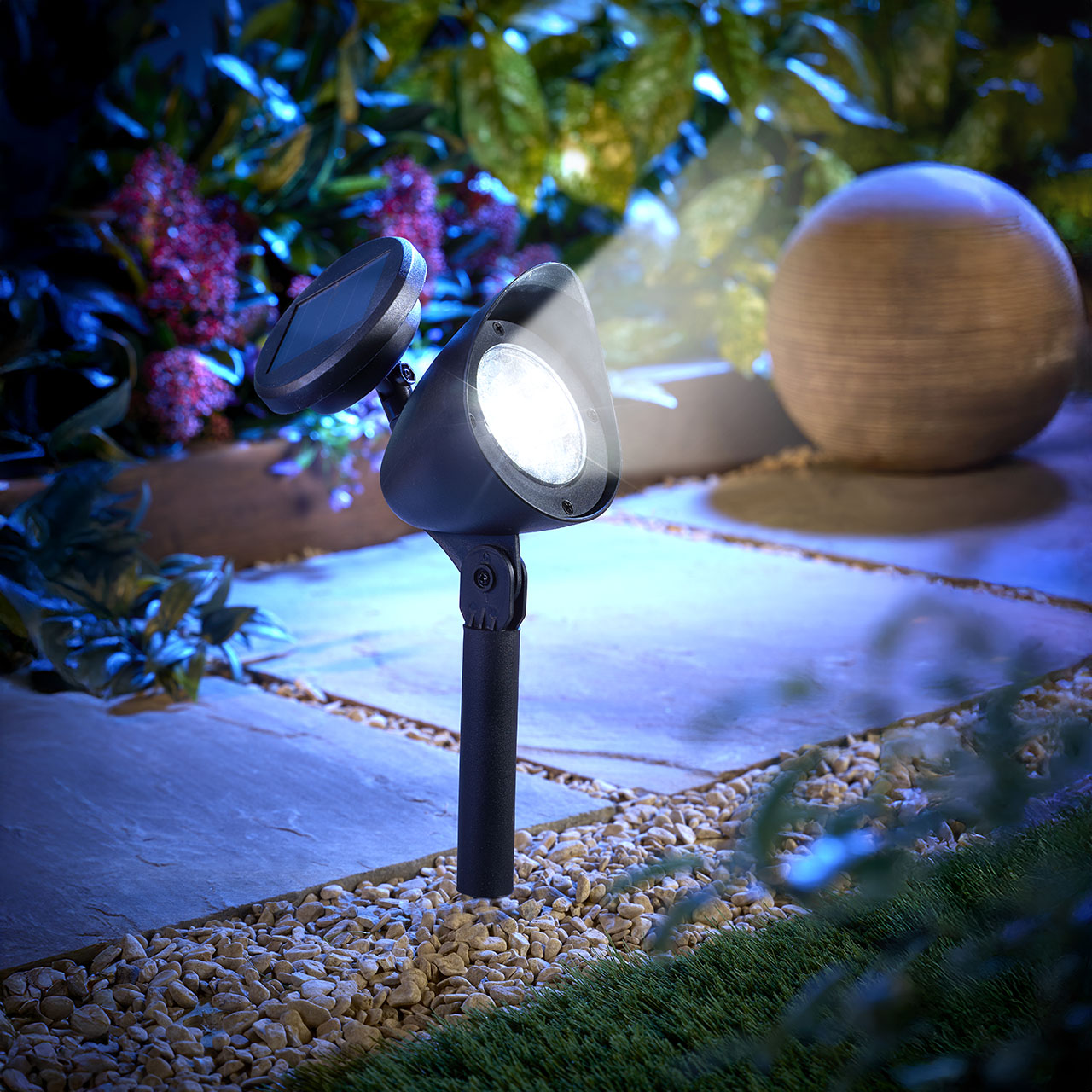Pack of 4 Solar Spotlights