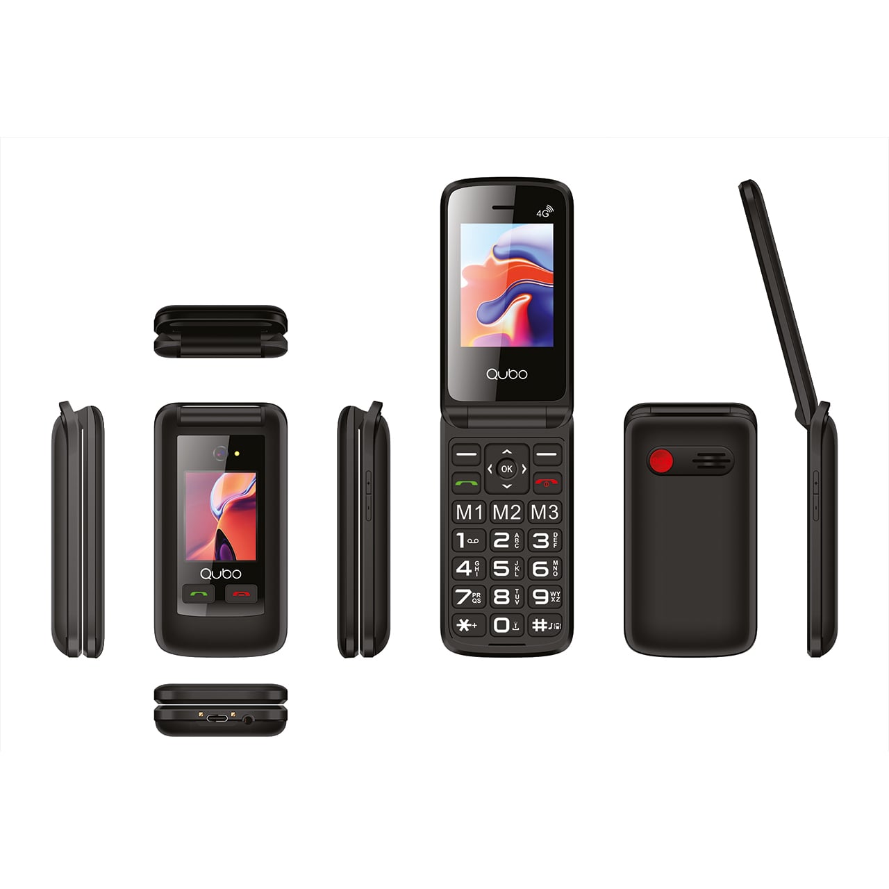 Big Button Clamshell Phone