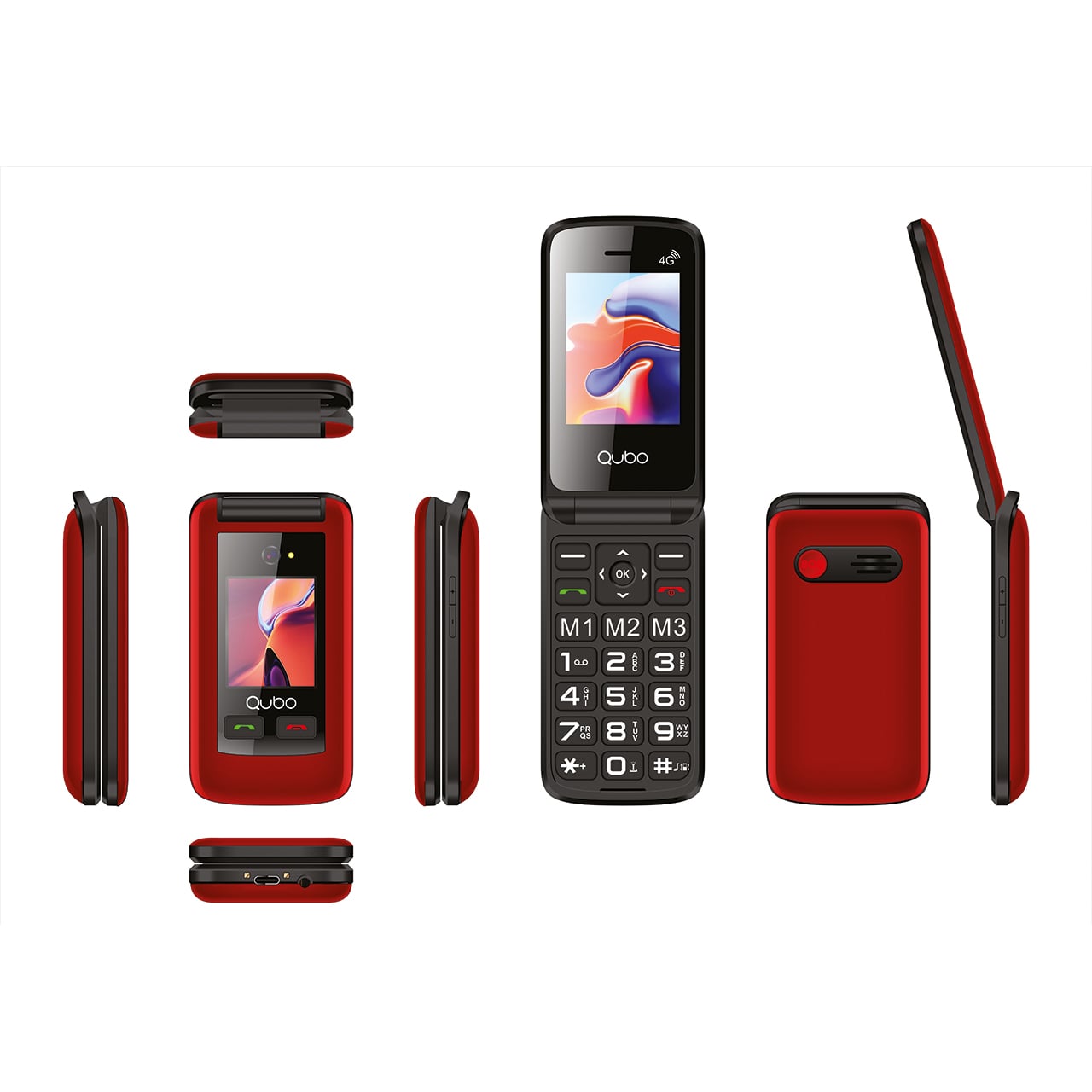 Big Button Clamshell Phone