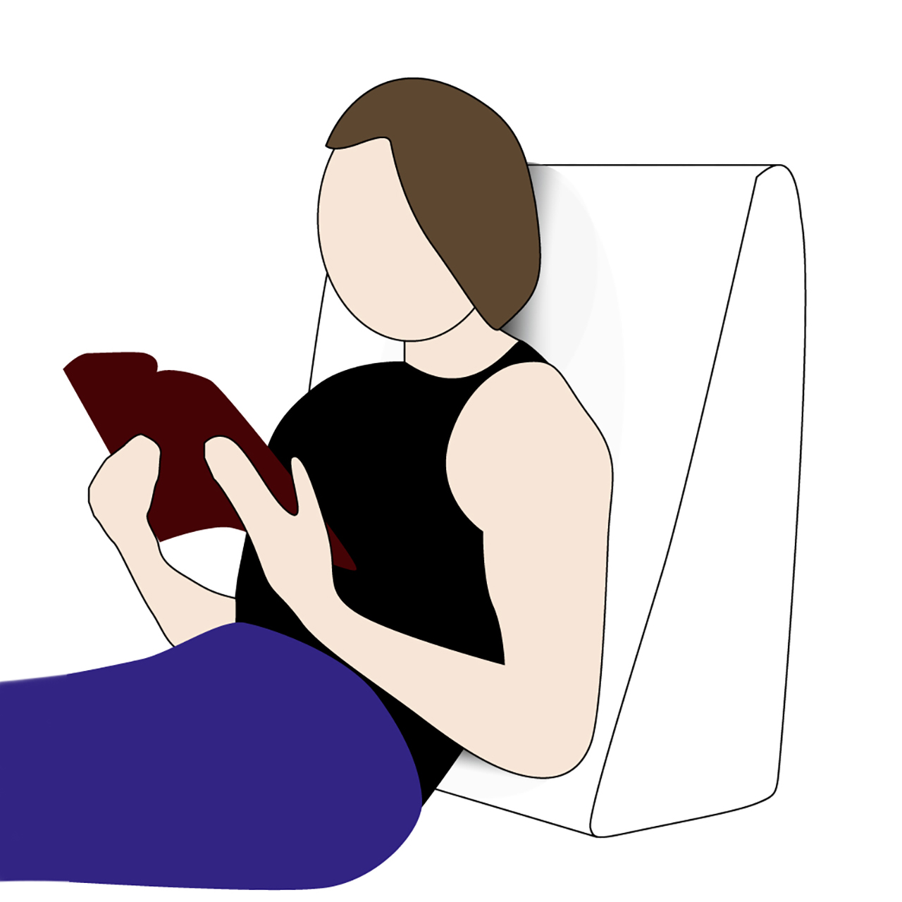 Cooling Bed Wedge Pillow