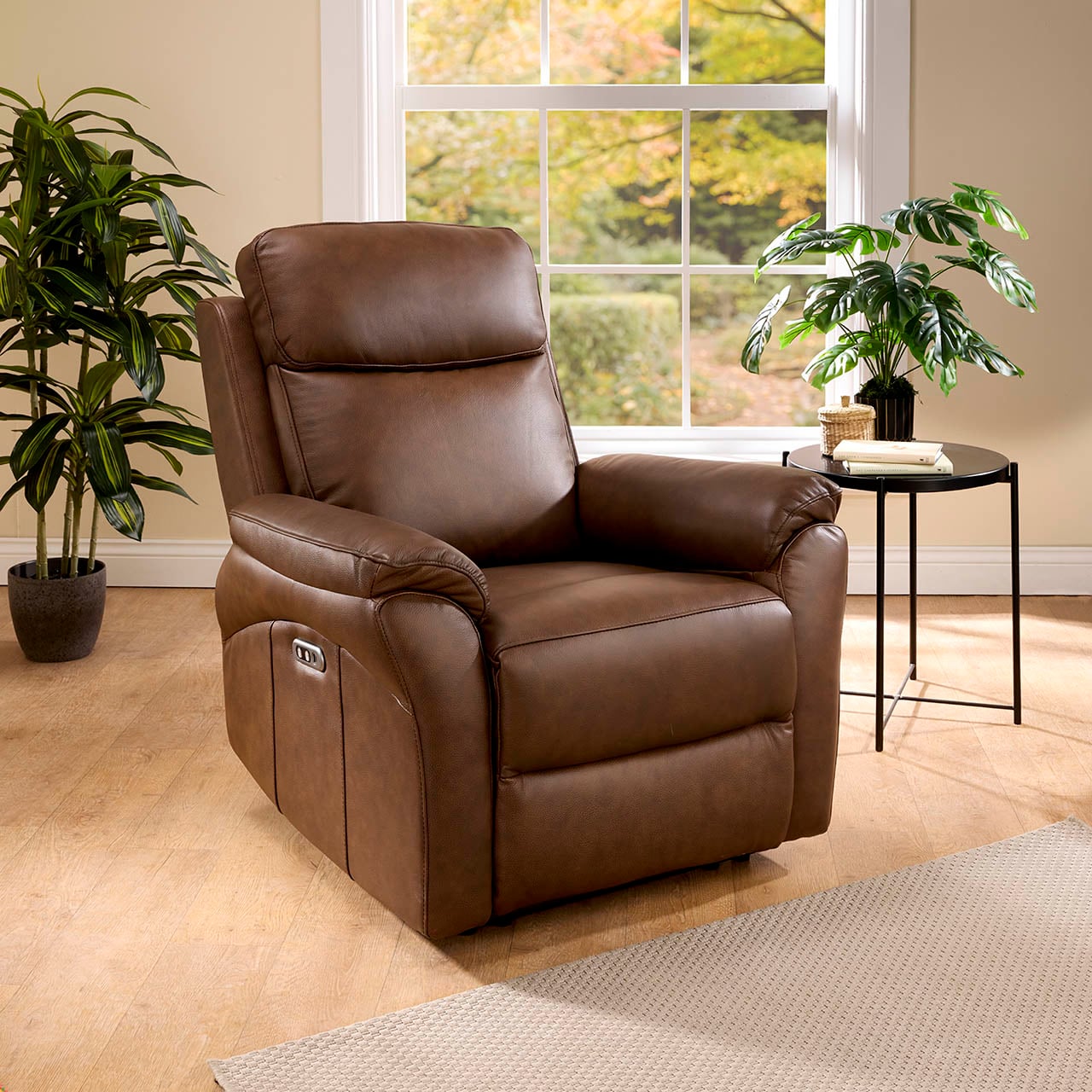 Electric Leather 1 Seater Recliner