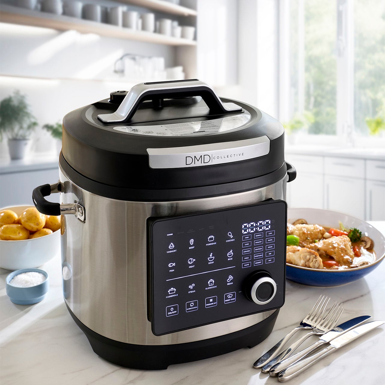 Electric Pre-Set Pressure Cooker