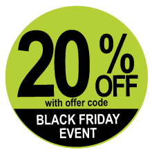 Black Friday - 20% Off