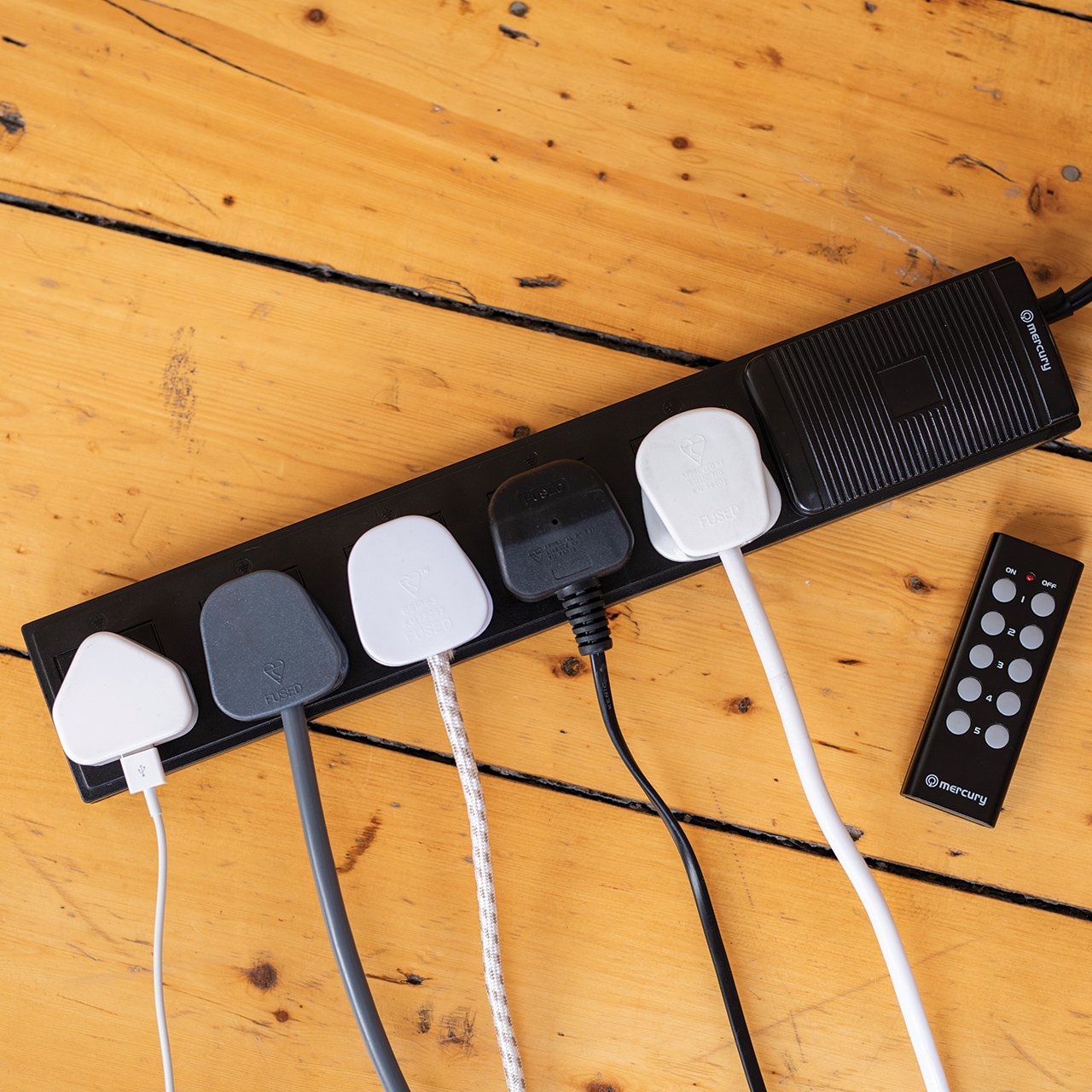 Wireless Remote Control 5-Gang Extension Lead