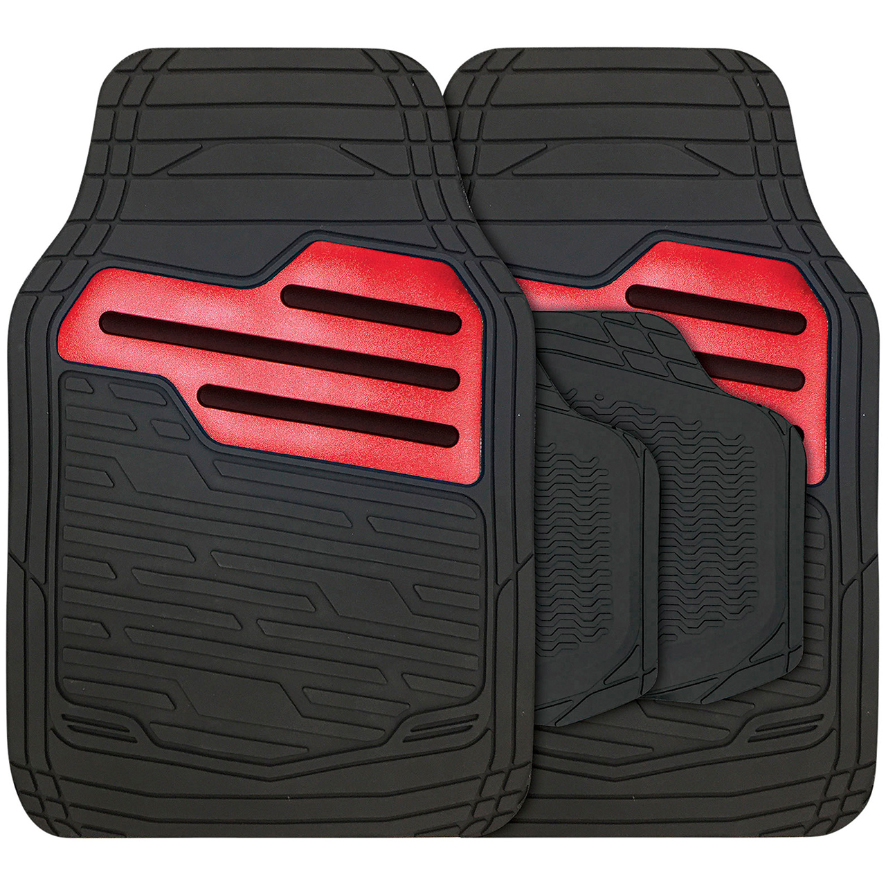 Heavy-Duty Rubber Universal Car Mat Set