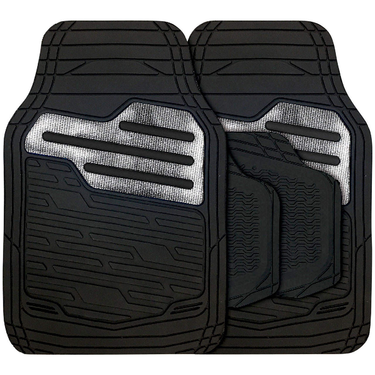 Heavy-Duty Rubber Universal Car Mat Set