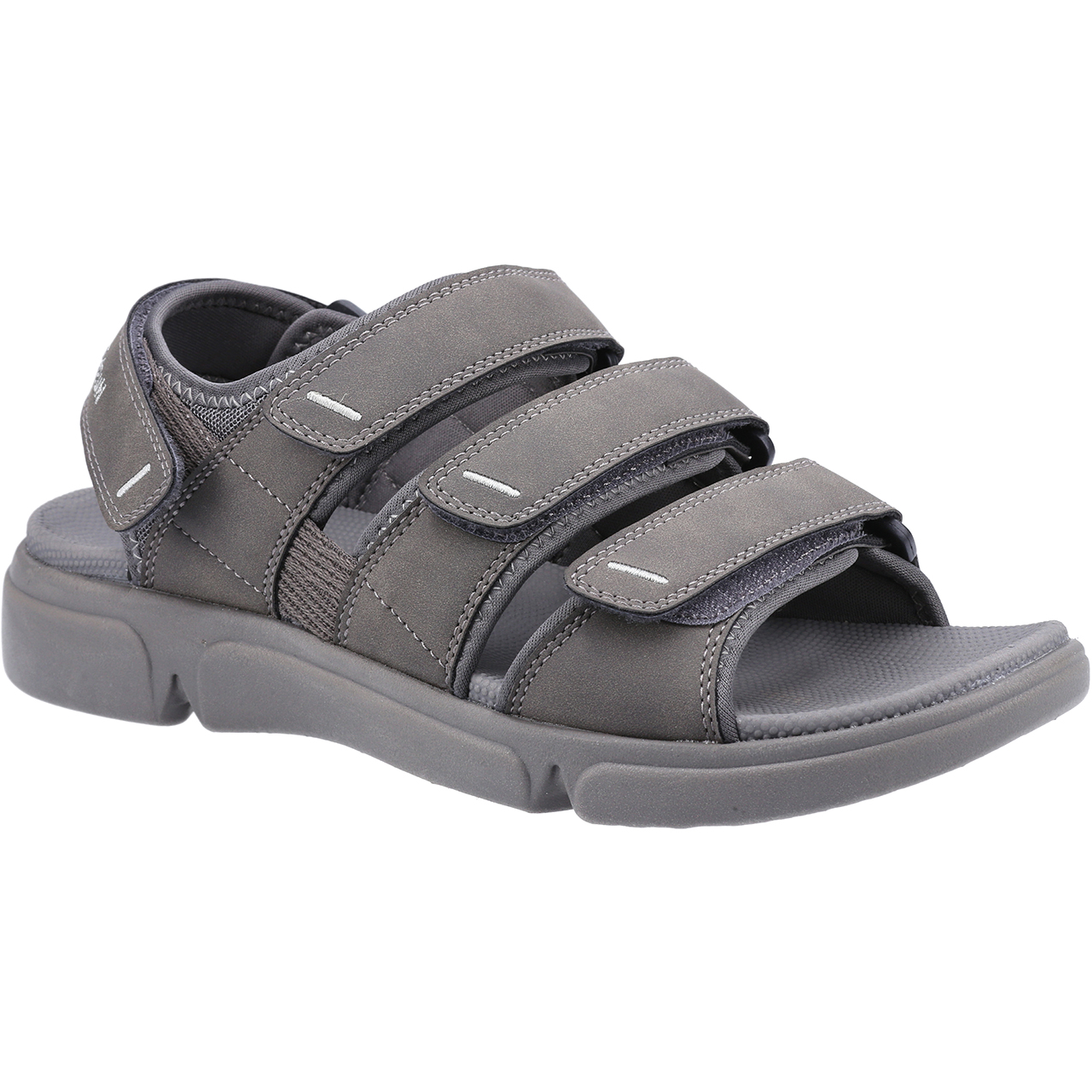 Mens' Hush Puppy Four-Strap Touch Fastening Sandal