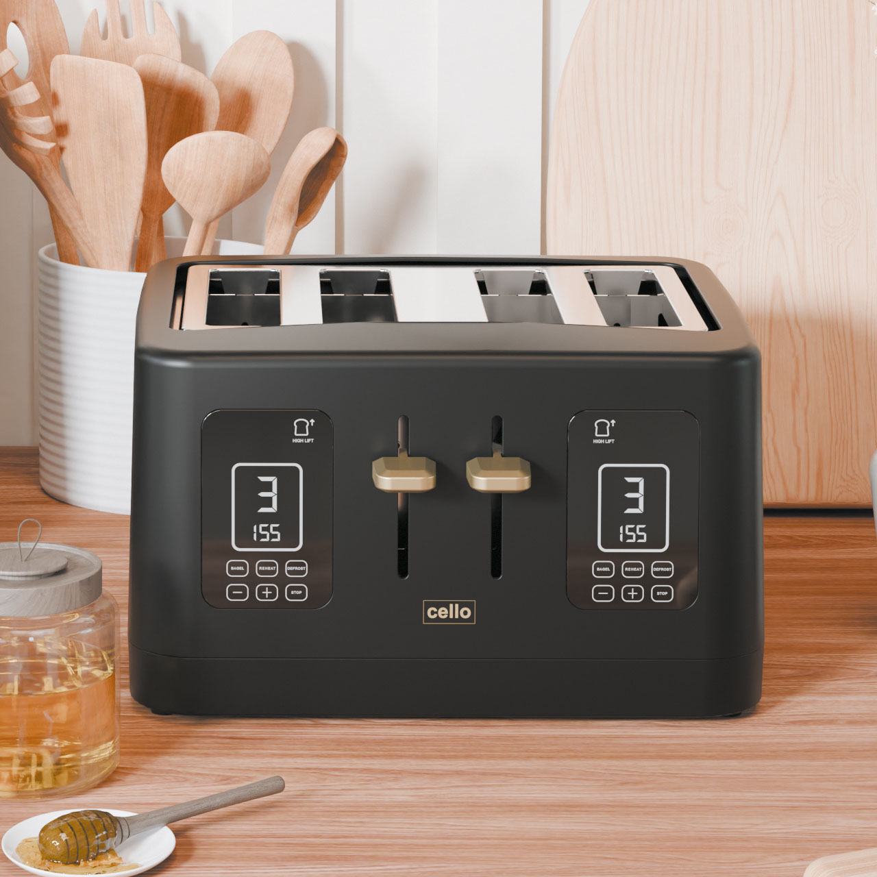 Digital 4-Slice Toaster