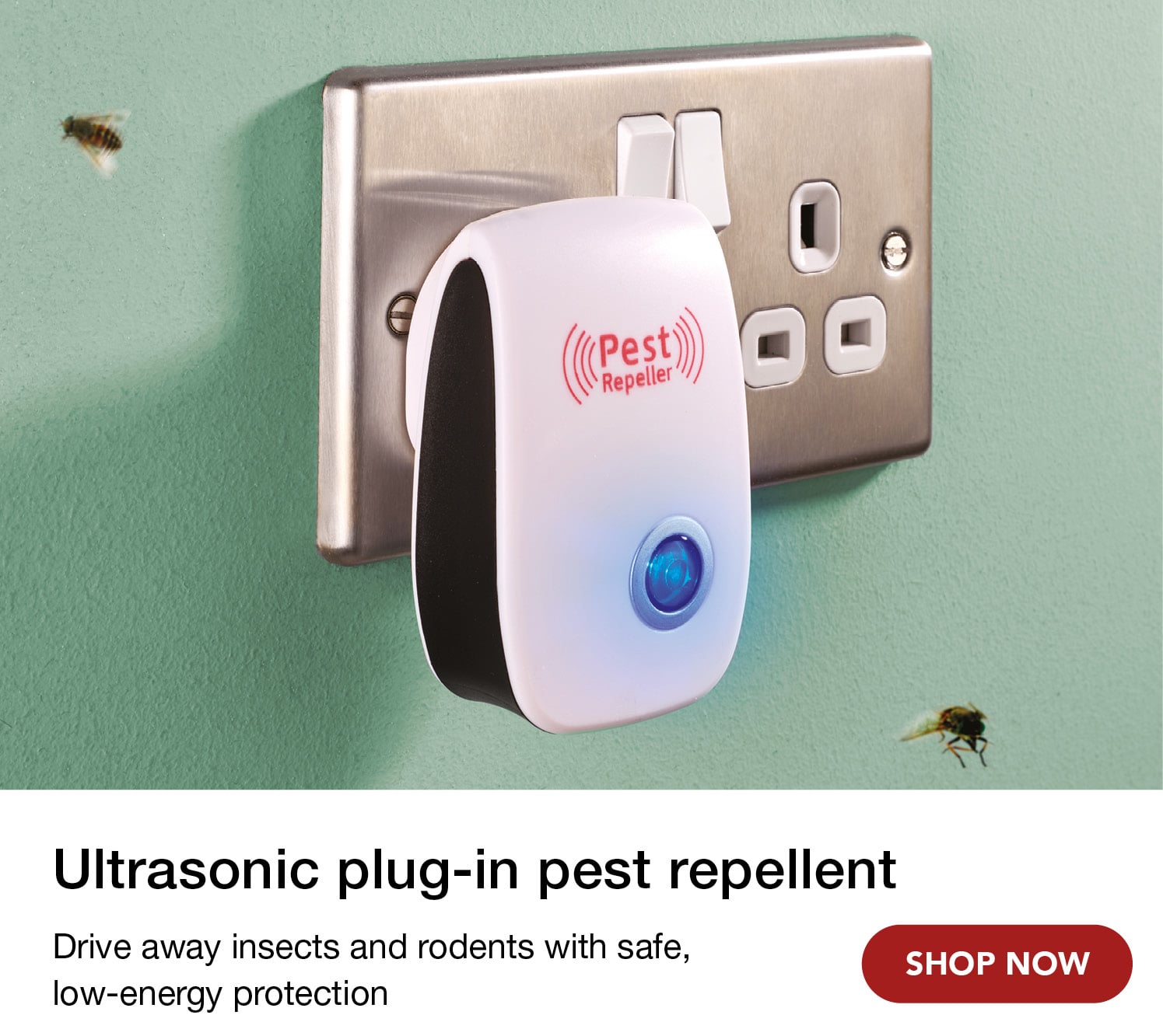 Ultrasonic plug in pest repellent