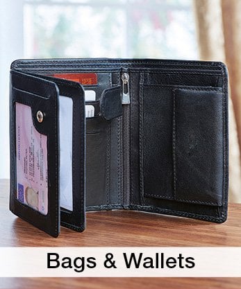 Image of black leather wallet
