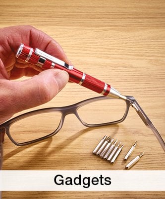 Image of precision screwdriver fixing glasses